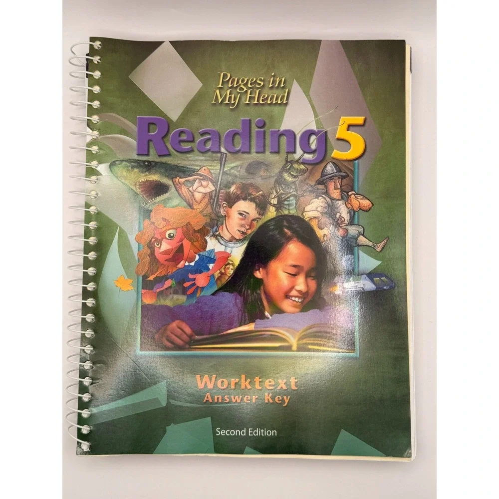 BJU Reading 5 Pages in My Head 2nd Ed Teacher Student Answer Key Set